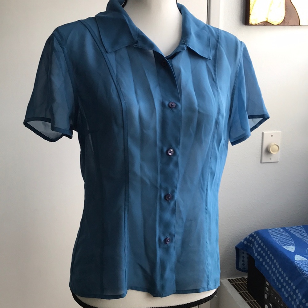 Express 11/12 SS sheer shirt